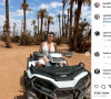 Ce mercredi 5 juillet 2023, Sarah Fraisou a immortalisé une virée en quad sur Instagram.