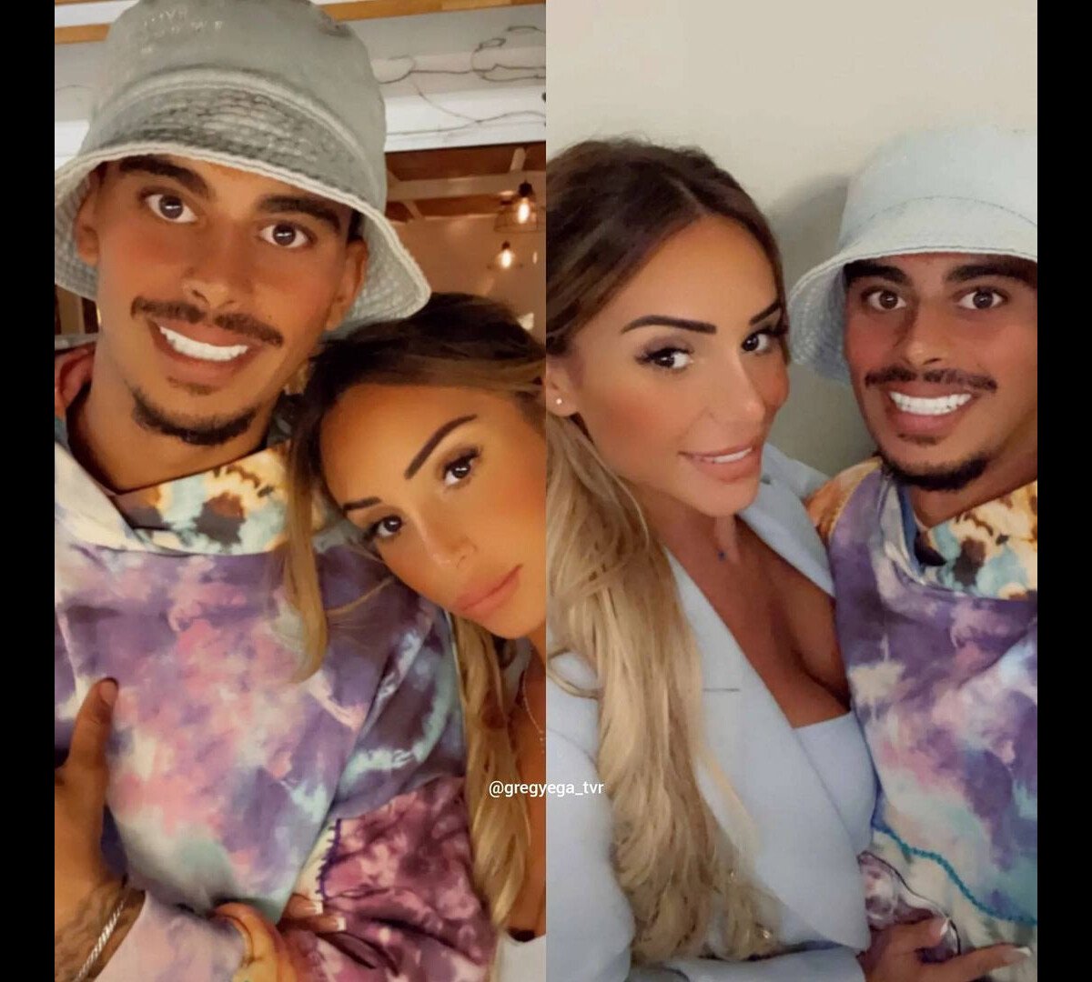 Photo : Greg Yega et Mélanie Orl avaient officialisé leur couple en août  2021 avant de se séparer en novembre. - Purepeople