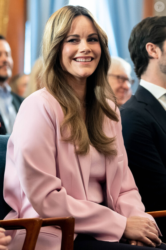 Le prince Carl Philip et la princesse Sofia (Hellqvist) de Suède participent au séminaire contre la dyslexie à Stockholm, le 28 mars 2023. 