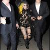 Lady Gaga arrive au Buddha Bar de Londres (2 mars 2010)