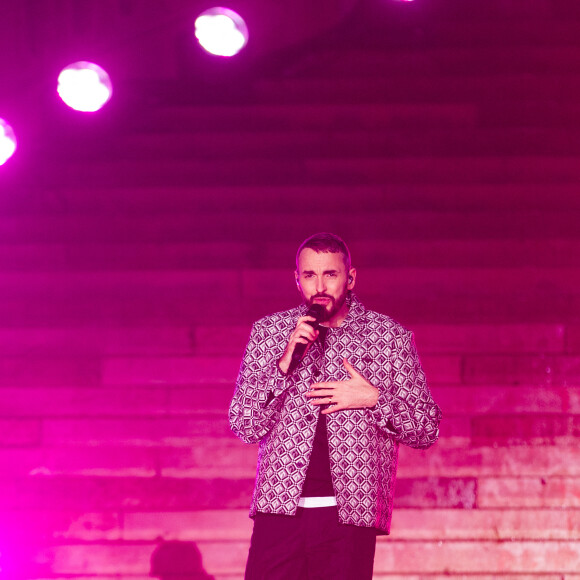 Exclusif - Christophe Willem - Enregistrement de l'émission "La grande soirée du 31 à Fontainebleau" au Château de Fontainebleau, diffusée le 31 décembre sur France 2 © Tiziano Da Silva-Cyril Moreau / Bestimage