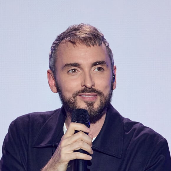 Exclusif - Christophe Willem - Enregistrement de l'émission "La fête de la Chanson française" à Paris, diffusée le 29 novembre sur France 2. Le 7 novembre 2022 © Cyril Moreau-Veeren / Bestimage