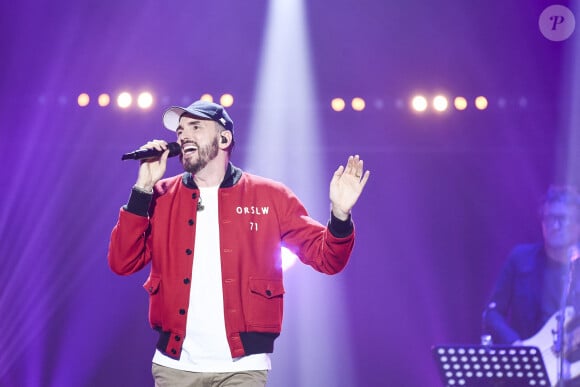 Exclusif - Christophe Willem - Concert de la 10ème édition de la soirée "Leurs voix pour l'espoir" au profit de la recherche contre le cancer du pancréas (fondation ARCAD) à l'Olympia à Paris le 17 octobre 2022. © Pierre Perusseau / M. Ausset-Lacroix / Bestimage