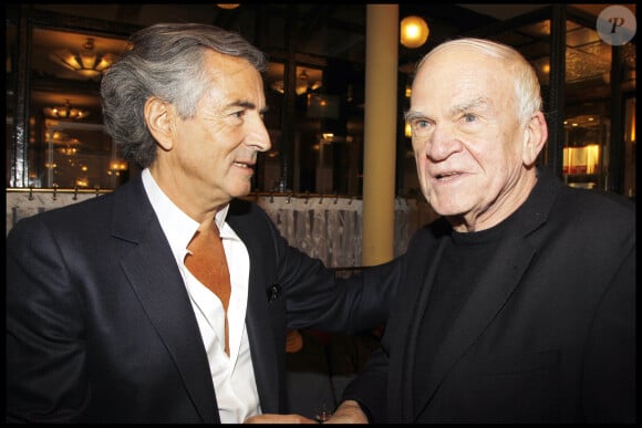 Milan Kundera - Soirée au Café de Flore à l'occasion du 20ème anniversaire de "La règle du Jeu" à Paris