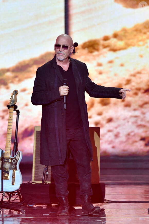 Exclusif - Florent Pagny - Enregistrement de l'émission "La chanson de l'année" dans les Arènes de Nîmes, présentée par N.Aliagas et diffusée le 17 juin sur TF1 © Bruno Bebert-Christophe Clovis / Bestimage