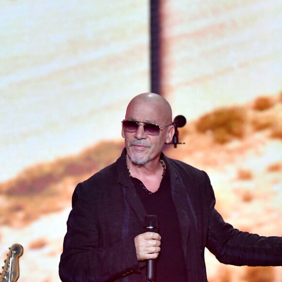 Exclusif - Florent Pagny - Enregistrement de l'émission "La chanson de l'année" dans les Arènes de Nîmes, présentée par N.Aliagas et diffusée le 17 juin sur TF1 © Bruno Bebert-Christophe Clovis / Bestimage