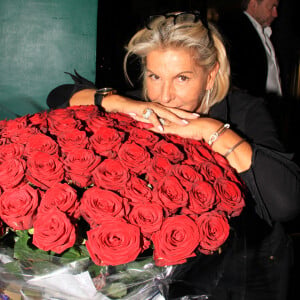 Exclusif - Caroline Margeridon fête son 56ème anniversaire au restaurant "Manko" à Paris le 29 septembre 2022. © Philippe Baldini/Bestimage 