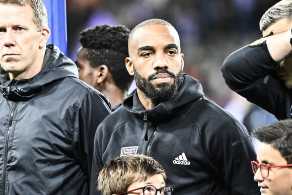 Alexandre Lacazette (ol) lors du match de championnat de Ligue 1 Uber Eats opposant le Toulouse FC (TFC) à l'Olympique Lyonnais (OL) au Stadium TFC à Toulouse, France, le 14 avril 2023. L'OL a gagné 2-1. © Thierry Breton/Panoramic/Bestimage