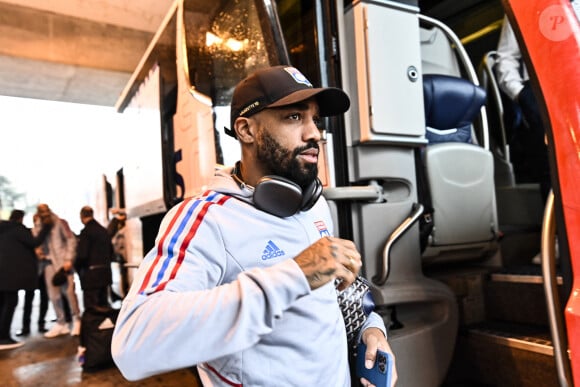 Alexandre Lacazette (ol) lors du match de championnat de Ligue 1 Uber Eats opposant le Toulouse FC (TFC) à l'Olympique Lyonnais (OL) au Stadium TFC à Toulouse, France, le 14 avril 2023. L'OL a gagné 2-1. © Thierry Breton/Panoramic/Bestimage