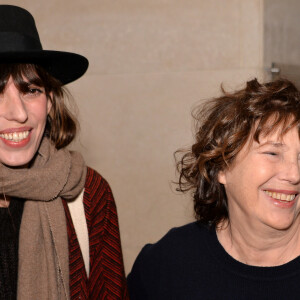 Jane Birkin et sa fille Lou Doillon - Ouverture de la rétrospective Jane Birkin à la cinémathèque française à Paris le 25 janvier 2017 . © Veeren/Bestimage 