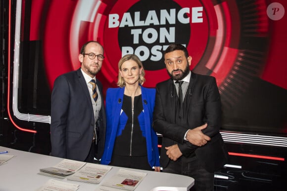 Exclusif - Nicolas Bays, Agnès Pannier-Runacher (Ministre déléguée chargée de l'industrie), Cyril Hanouna - Enregistrement de l'émission "Balance Ton Post", présentée par C.Hanouna et diffusée sur C8 le 12 novembre 2020, en direct avec un public virtuel © Jack Tribeca / Bestimage