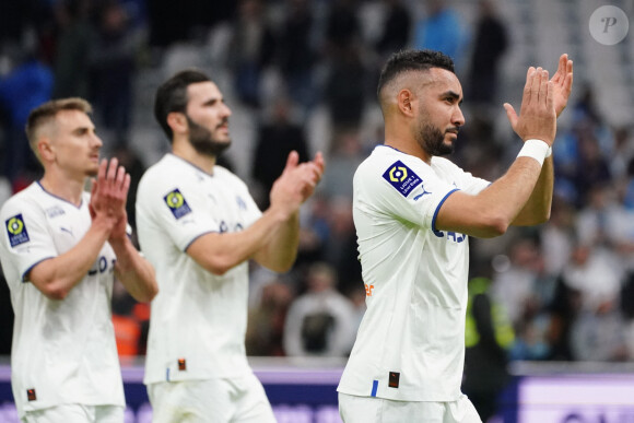 Dimitri Payet (Olympique de Marseille) lors du match de championnat de Ligue 1 Uber Eats opposant l'Olympique Marseille (OM) au Montpellier Hérault Sport Club (MHSC) au Stade Velodrome à Marseille, France, le 31 mars 2023. Le match s'est terminé sur un match nul 1-1. © Norbert Scanella/Panoramic/Bestimage 