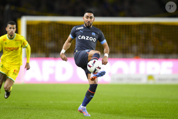Dimitri Payet (OM) - Match de Ligue 1 Uber Eats "Nantes - Marseille" (0-2) à Nantes le 1er février 2023. 
