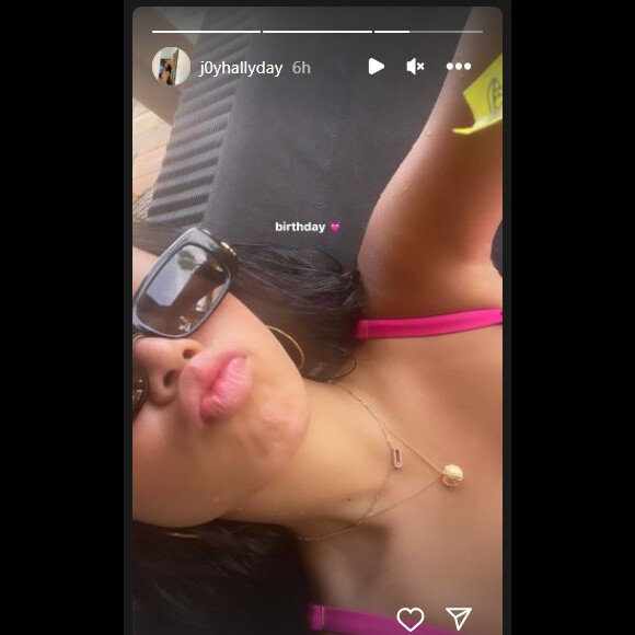 Pour souffler ses bougies, la jeune fille de 15 ans a choisi un endroit qui lui tient particulièrement à coeur.
Joy Hallyday sur Instagram. Le 27 juillet 2023.