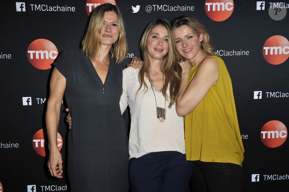 Laly Meignan, Hélène Rollès et Laure Guibert - People lors du showcase de Elsa Esnoult au Divan Du Monde à Paris, le 4 novembre 2014.