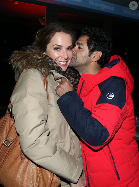 Mélissa Theuriau et Jamel Debbouze - Soirée spéciale "Jamel Comedy Club" dans le cadre du 20ème festival de Comédie à l'Alpe d'Huez, le 18 Janvier 2017. © Dominique Jacovides/Bestimage