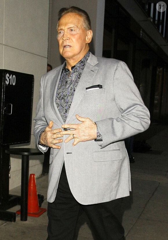 Lee Majors et sa femme Faith Majors vont dîner au restaurant Craig à West Hollywood, le 17 mars 2015. 