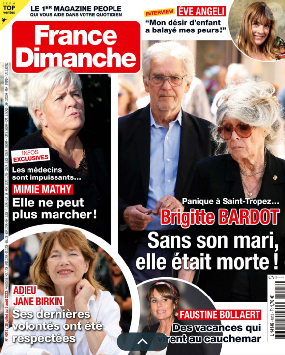 Couverture du magazine Franche Dimanche paru le vendredi 28 juillet 2023.