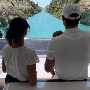 Rafael Nadal dévoile un cliché de ses superbes vacances avec sa compagne et son fils jeudi 27 juillet 2023 sur Instagram.