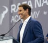 Celui qui a remporté 14 fois Roland-Garros durant sa carrière n'a participé à aucune compétition depuis son élimination au 2ème tour de l'Open d'Australie en janvier 2023
Rafael Nadal lors de la remise des diplômes de l'Académie Rafa Nadal par Movistar à Palma de Majorque. Le 15 juin 2023 