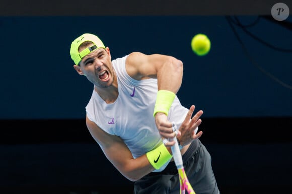 Rafael Nadal lors de l'Open de Tennis d'Australie 2023 à Melbourne. Le 5 janvier 2023 © Sydney Low-CSM / Zuma Press / Bestimage 