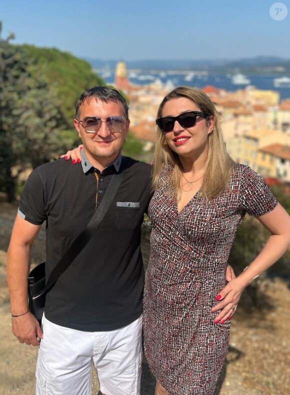 Amandine Pellissard et son mari Alexandre.