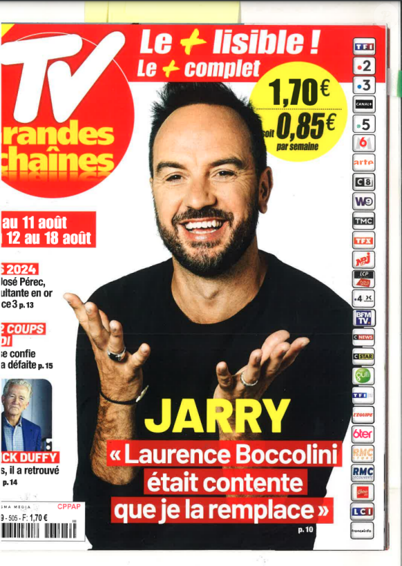 Couverture du magazine TV Grandes Chaînes publié le 29 juillet 2023.