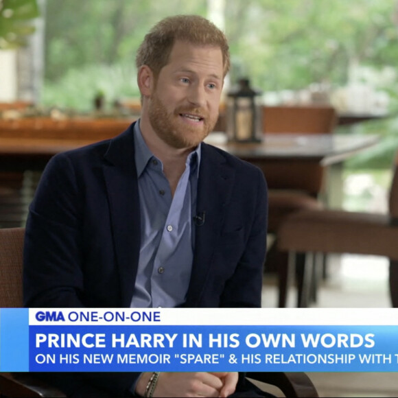 Images de l'émission "Good Morning America" avec le prince Harry. © JLPPA/Bestimage 