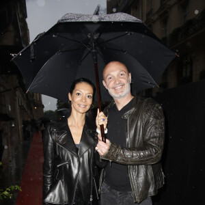 Frank Leboeuf et sa femme Chrislaure Nollet - Dîner de l'équipe de France 98 au Buddha-Bar à Paris à l'occasion des 20 ans de la victoire de l'équipe de France, le 11 juin 2018. © Marc Ausset-Lacroix/Bestimage