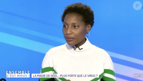 Qu'à cela ne tienne, N'Fanteh Minteh ne souhaite pas être réduite à son passé.
N'Fanteh Minteh, journaliste joker du "12.45", sur M6