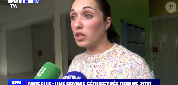 Femme qui aurait été séquestrée par son mari en Moselle : une voisine témoigne.
Capture BFMTV.