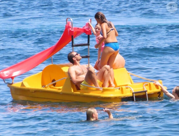 Roger Federer et sa femme Mirka en vacances
