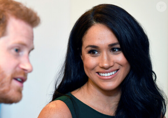 Le prince Harry, duc de Sussex, et Meghan Markle, duchesse de Sussex, lors de la soirée des WellChild Awards à l'hôtel Royal Lancaster à Londres le 15 octobre 2019. 