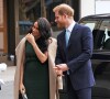Un nouveau pied de nez pour l'époux de Meghan Markle
Le prince Harry, duc de Sussex, et Meghan Markle, duchesse de Sussex, arrivent à la cérémonie "Wellchild Awards" au Royal Lancaster Hotel à Londres, le 15 octobre 2019. 