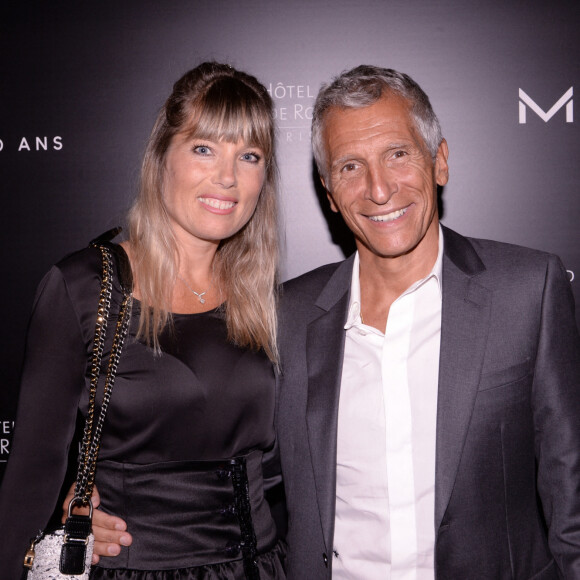 Exclusif - Nagui avec sa femme Mélanie Page - Moma Group fête son 10ème anniversaire à l'hôtel Salomon de Rothschild à Paris le 5 septembre 2022 © Rachid Bellak/Bestimage 