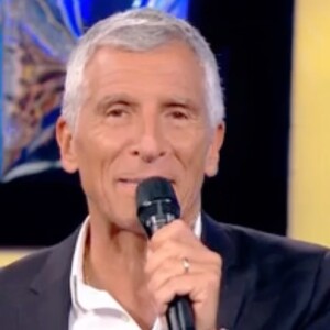 Nagui sur le plateau de "N'oubliez pas les paroles" ce mercredi 9 août 2023.