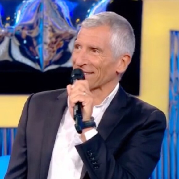 Nagui sur le plateau de "N'oubliez pas les paroles" ce mercredi 9 août 2023.