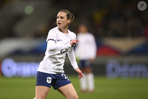 Léa Le Garrec - Match amical "France - Canada (2-1)" à la MMA Arena au Mans, le 11 avril 2023.