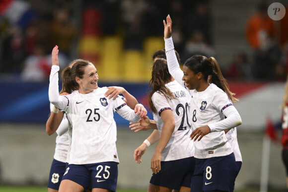 Léa Le Garrec - Match amical "France - Canada (2-1)" à la MMA Arena au Mans, le 11 avril 2023.