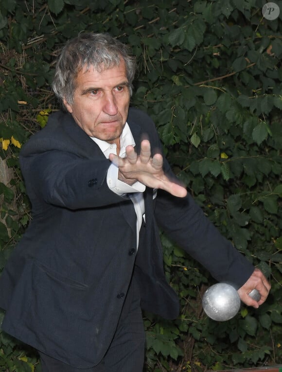 Exclusif - Gérard Leclerc - Tournoi de pétanque au profit de la Fondation pour la recherche sur Alzheimer au Lac Saint James à Neuilly-sur-Seine le 19 septembre 2019. © Coadic Guirec/Bestimage