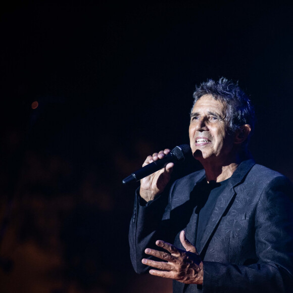 Julien Clerc est en concert à la Citadelle à Saint-Tropez le 15 août 2022. © Camille Dodet / Nice Matin / Bestimage