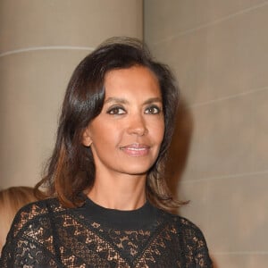 Karine Le Marchand - 3ème Gala caritatif des "Stéthos d'Or" qui récompensent les artistes qui contribuent au bien-être de tous, organisé par la Fondation pour la Recherche en Physiologie au George V à Paris, le 11 mars 2019. Les Stéthos d'Or mettent à l'honneur cette année encore les personnalités qui, par leurs implications et énergies positives, ont contribué à la grande réussite de cette manifestation. Grâce aux dons, les premiers programmes de recherches en France et la construction du laboratoire entièrement dédié à ces derniers ont pu voir le jour. D'autres avancées ont été présentées au cours de cette soirée composée d'un dîner avec les personnalités, de la remise des Stéthos d'Or puis d'une vente aux enchères. La Fondation pour la Recherche en Physiologie est placée sous l'égide de la Fondation de France et la Fondation Roi Baudouin. La soirée est présentée par le Docteur F. Saldmann. © Coadic Guirec/Bestimage