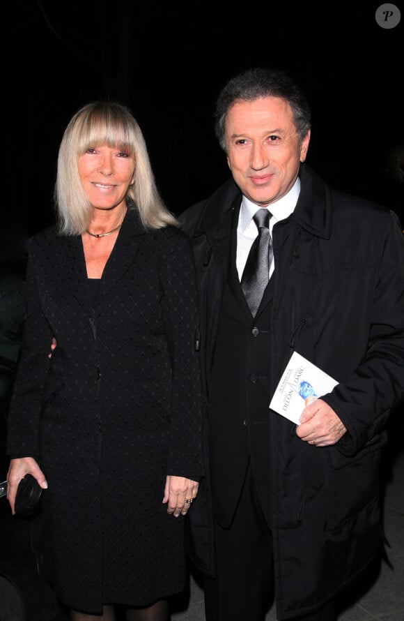 Michel Drucker et sa femme Dany Saval à Paris