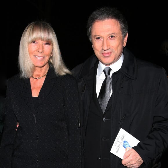 Michel Drucker et sa femme Dany Saval à Paris