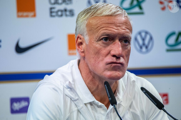 "Sans être méchant, le dernier épisode, en juin, n'est pas trop à son crédit", démarre Didier Deschamps
 
Conférence de presse de Didier Deschamps, entraîneur de l'équipe de France de football, à Clairefontaine, le 9 juin 2023. © Baptiste Autissier / Panoramic / Bestimage