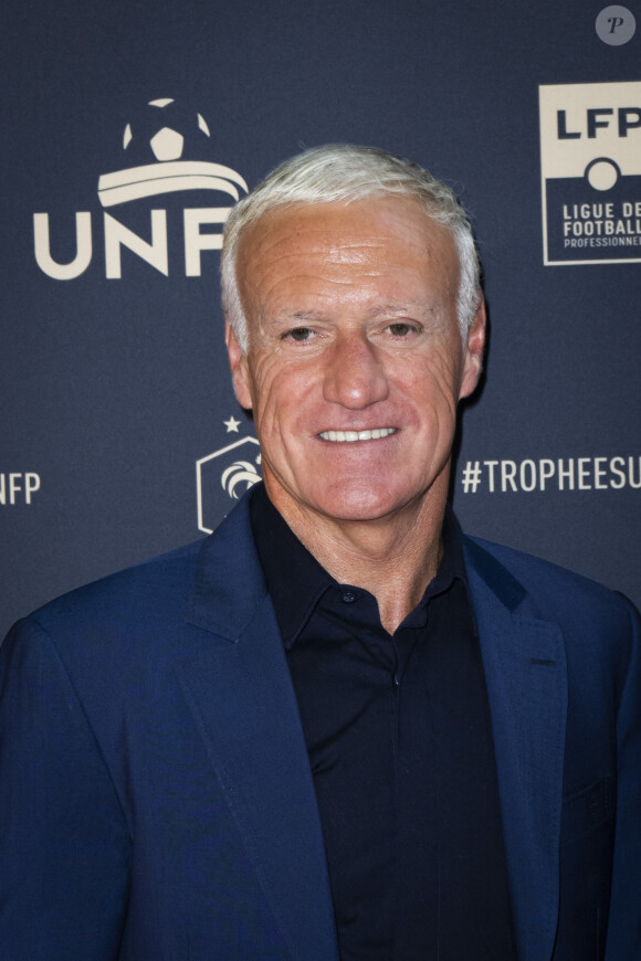 Didier Deschamps (sélectionneur de l'équipe de France) au photocall de la 31ème cérémonie des "Trophées UNFP" au Pavillon Gabriel. Paris, le 28 mai 2023.