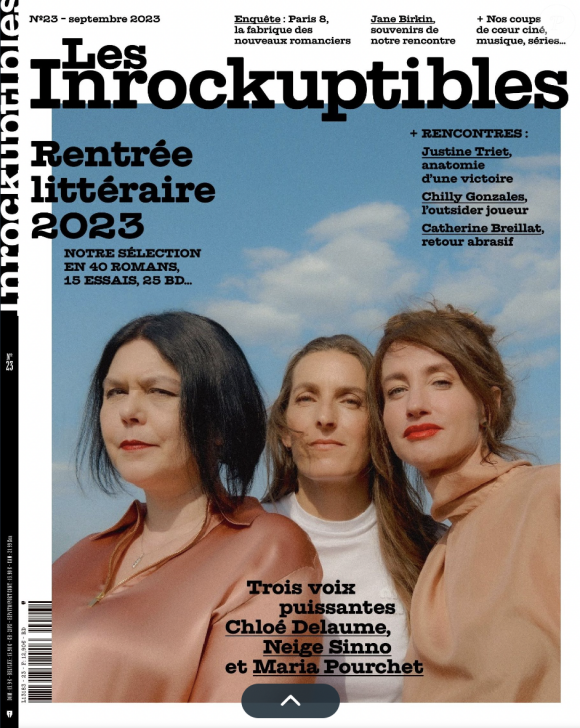 Le magazine Les Inrockuptibles du 23 août 2023