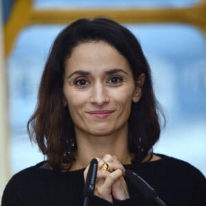 Rachida Brakni - Conférence de presse pour le lancement du 20ème Printemps Des Poètes au Ministère de la Culture à Paris. Le 6 mars 2019. © Giancarlo Gorassini / Bestimage