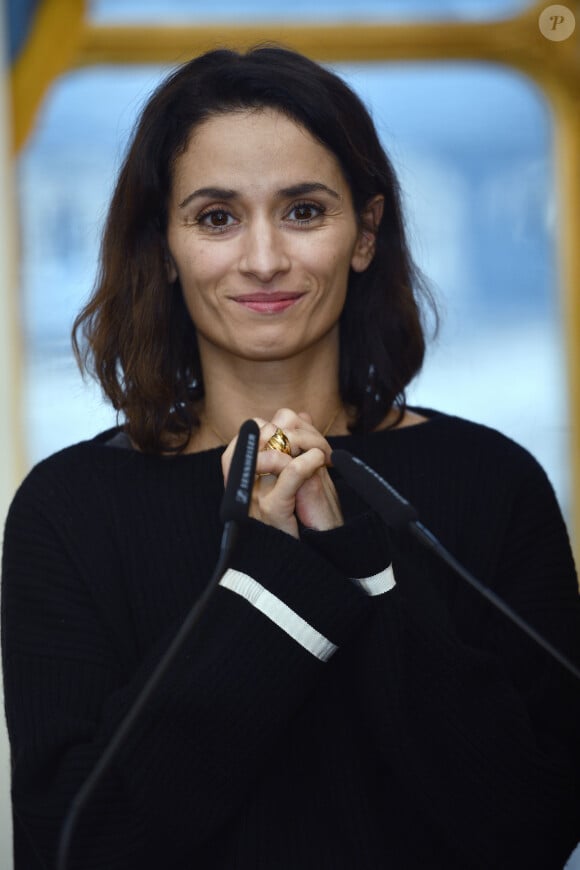 Rachida Brakni - Conférence de presse pour le lancement du 20ème Printemps Des Poètes au Ministère de la Culture à Paris. Le 6 mars 2019. © Giancarlo Gorassini / Bestimage
