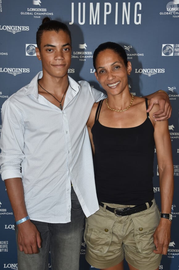 L'ancienne sprinteuse a eu deux enfants, un garçon et une fille

Exclusif - Christine Arron et son fils Ethan - Photocall lors du Longines Paris Eiffel Jumping au Champ de Mars à Paris, le 7 juillet 2018. © Borde-Veeren/Bestimage